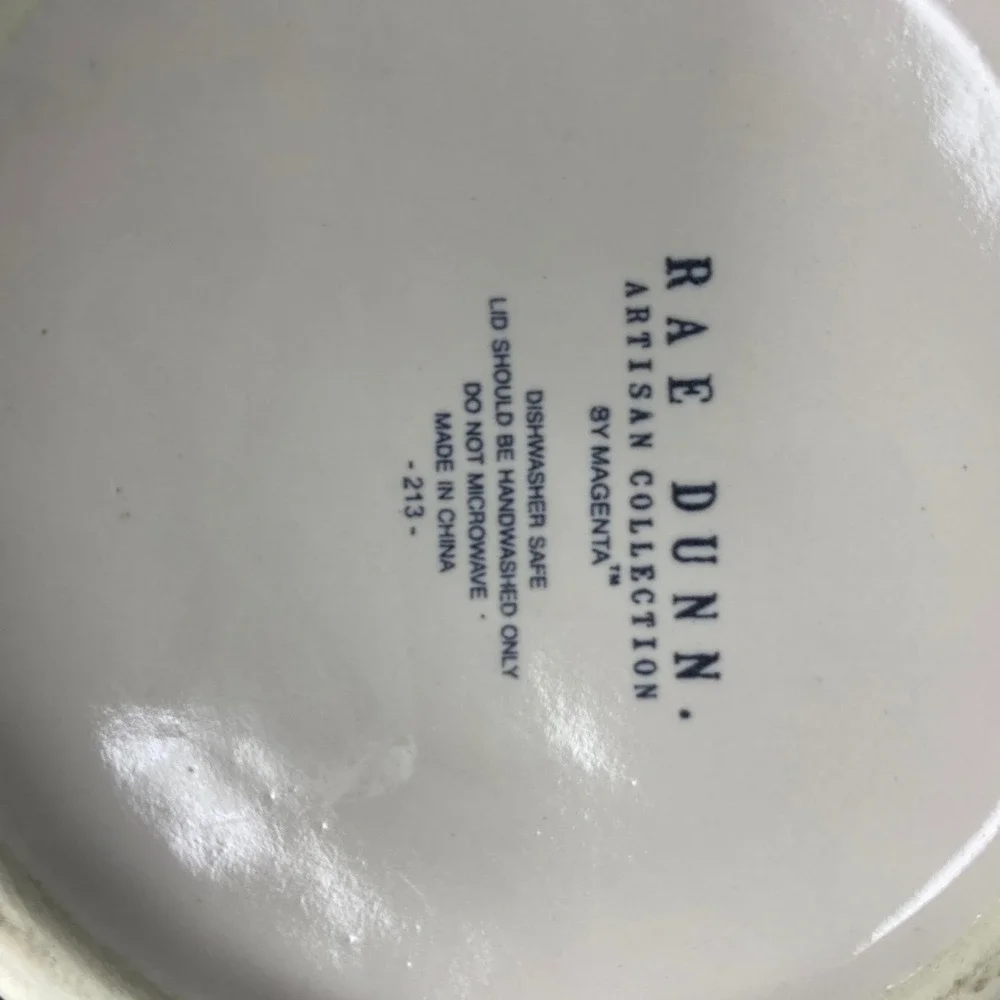 Rae Dunn‎ Candy Hearts Ceramic Jar with Lid Valentine's Day Kitchen Decor
